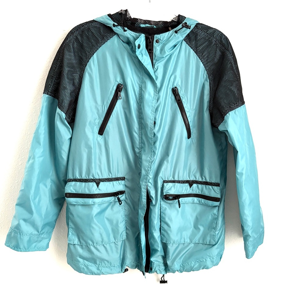 Sam Edelman | Women’s Turquoise Lightweight Windbreaker Zip Up Jacket Size M
